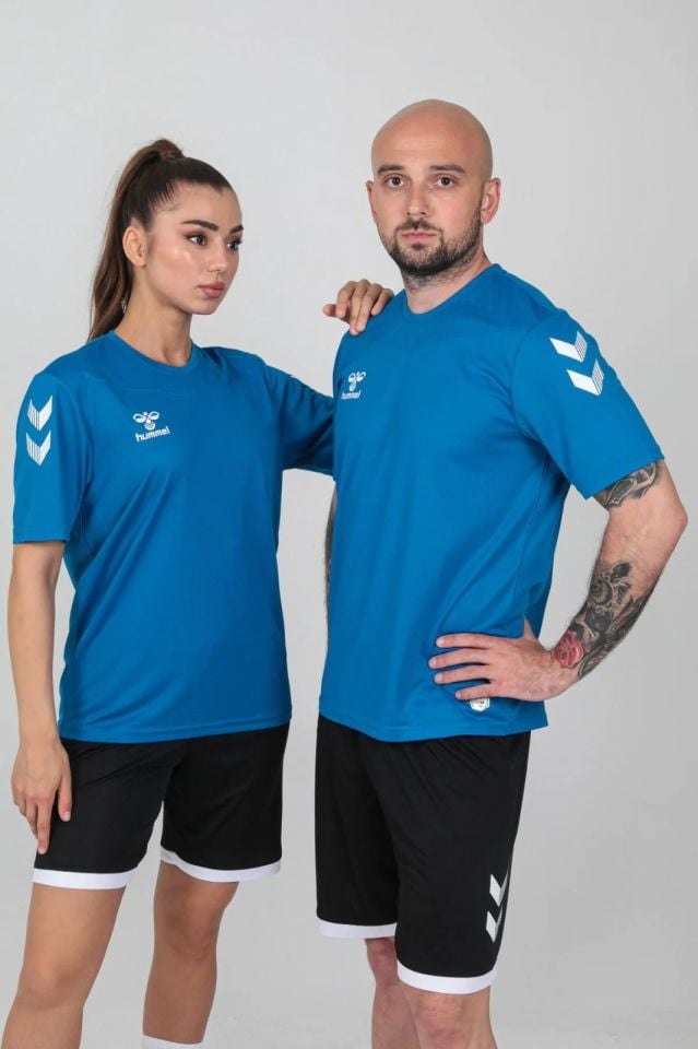 Hummel Oregon Antrenman Tişört Saks Mavi