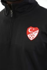 Kural18 TFF Armalı Ve Yazılı Erkek Siyah Antrenman Eşofman Takımı K0154