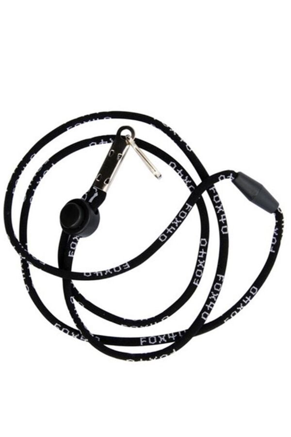 Fox40 FuziUn W İpli Hakem Antrenör Düdüğü Siyah