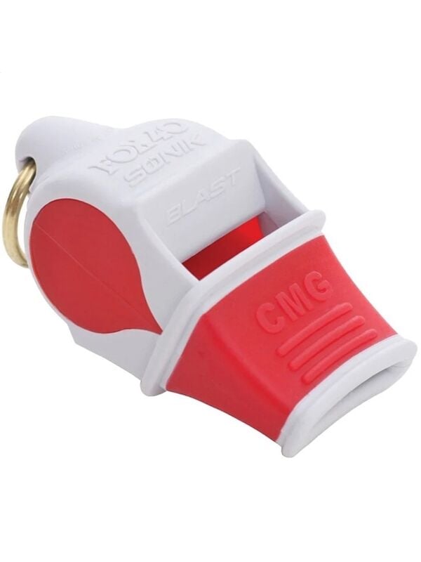Fox40 9203 SONİK BLAST Safety CMG İpli Düdük Kırmızı Beyaz