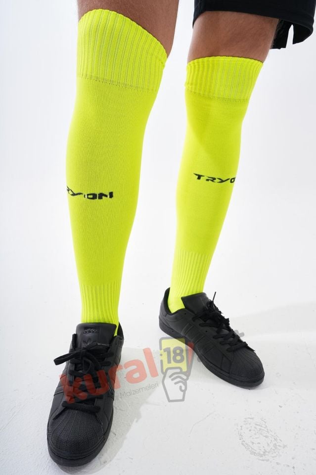 Tryon Hakem ve Futbolcu Konç, Profesyonel Tozluk, Neon Sarı