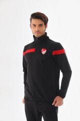 K18 Siyah-Kırmızı Antrenman Eşofman Takımı K0156