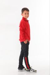 Kural18 Çocuk Eşofman Takımı, Yarım Fermuar, Fersan Kumaş, K0161