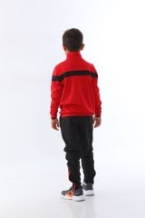 Kural18 Çocuk Eşofman Takımı, Yarım Fermuar, Dalgıç Kumaş, K0162