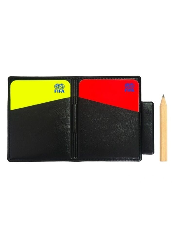 Kural18 Hakem Cüzdanı, Fifa Baskılı Kalın Sarı Kırmızı Kart (Kurşun Kalem Ile Yazılır, Silinir)