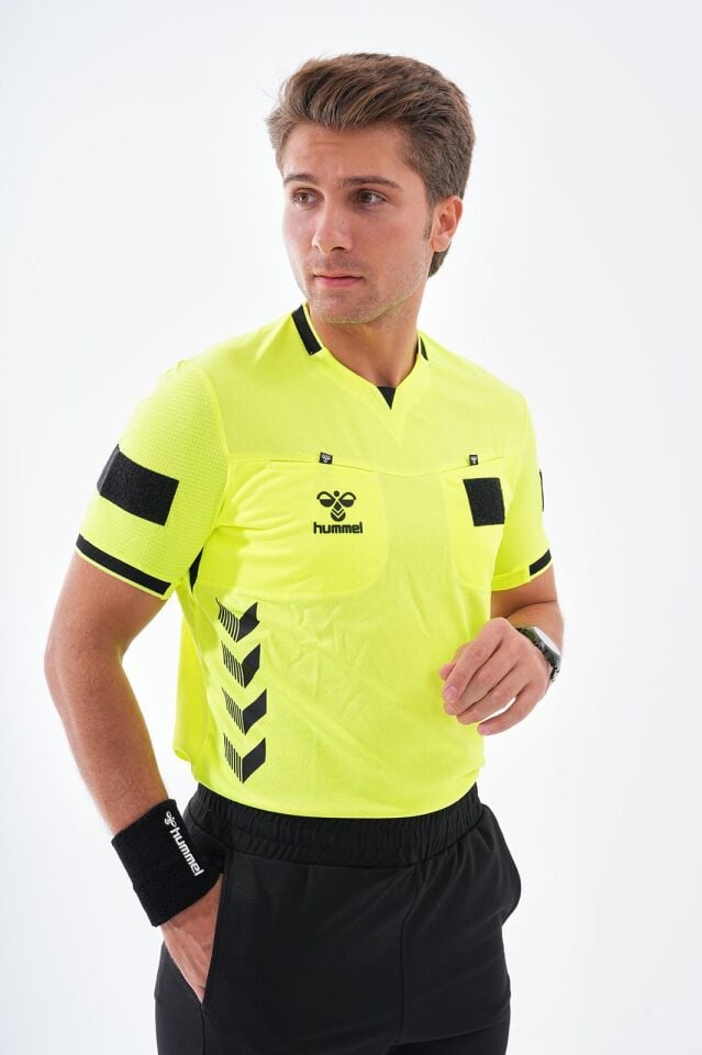 HUMMEL TFF HAKEM MAÇ FORMASI NEON SARI-KISA KOL
