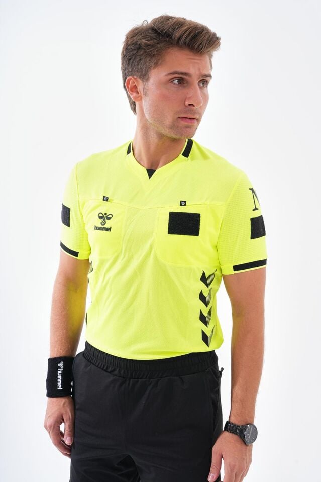 HUMMEL TFF HAKEM MAÇ FORMASI NEON SARI-KISA KOL