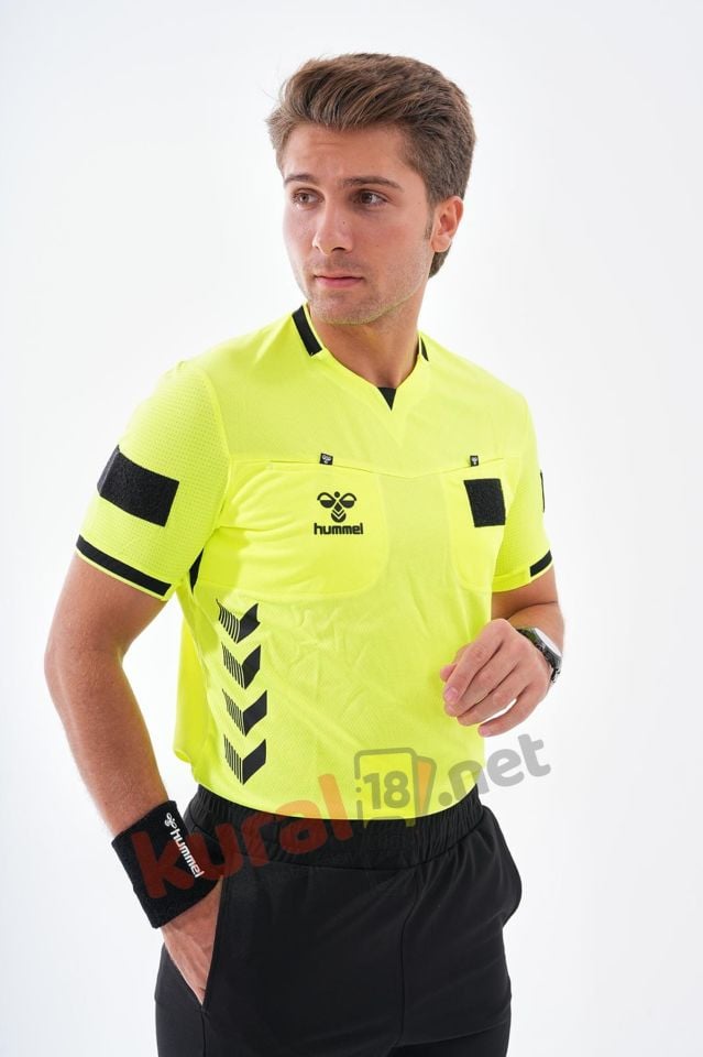 HUMMEL TFF HAKEM MAÇ FORMASI NEON SARI-KISA KOL