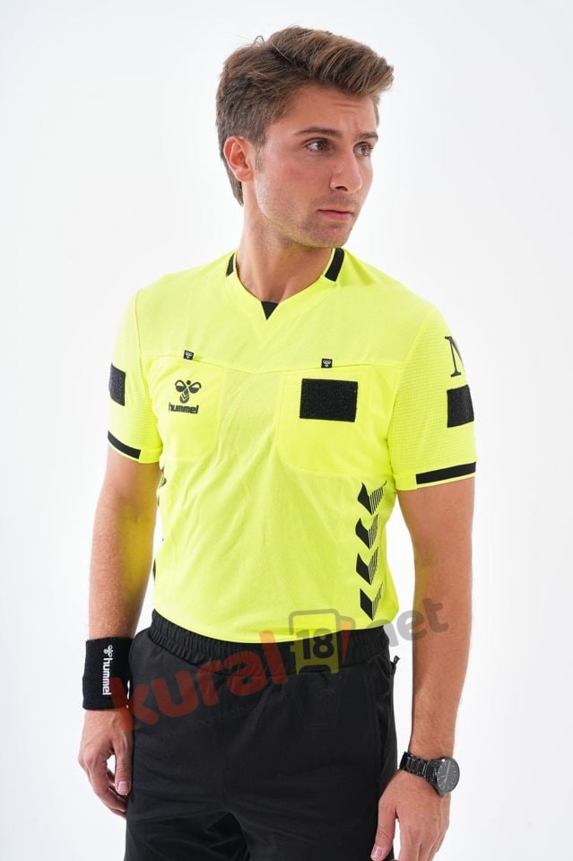 HUMMEL TFF HAKEM MAÇ FORMASI NEON SARI-KISA KOL