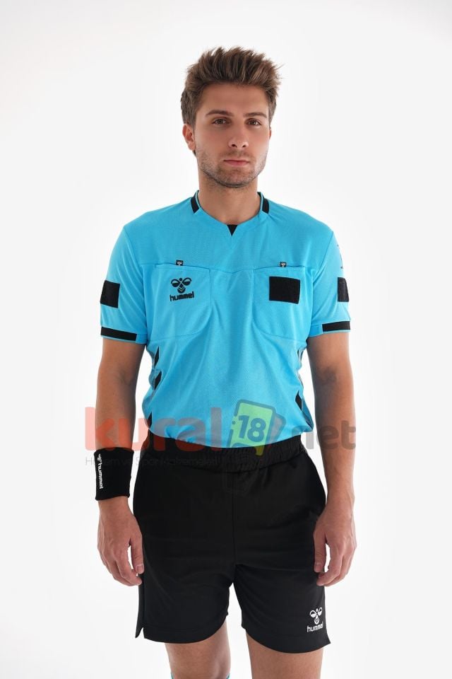 HUMMEL TFF HAKEM MAÇ FORMASI MAVİ-KISA KOL