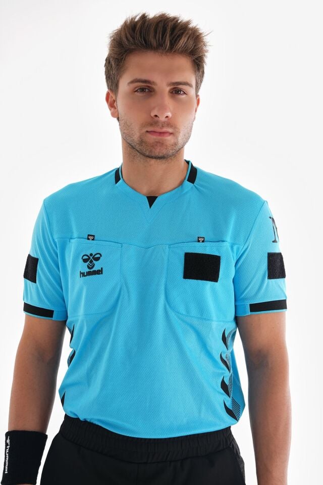 HUMMEL TFF HAKEM MAÇ FORMASI MAVİ-KISA KOL