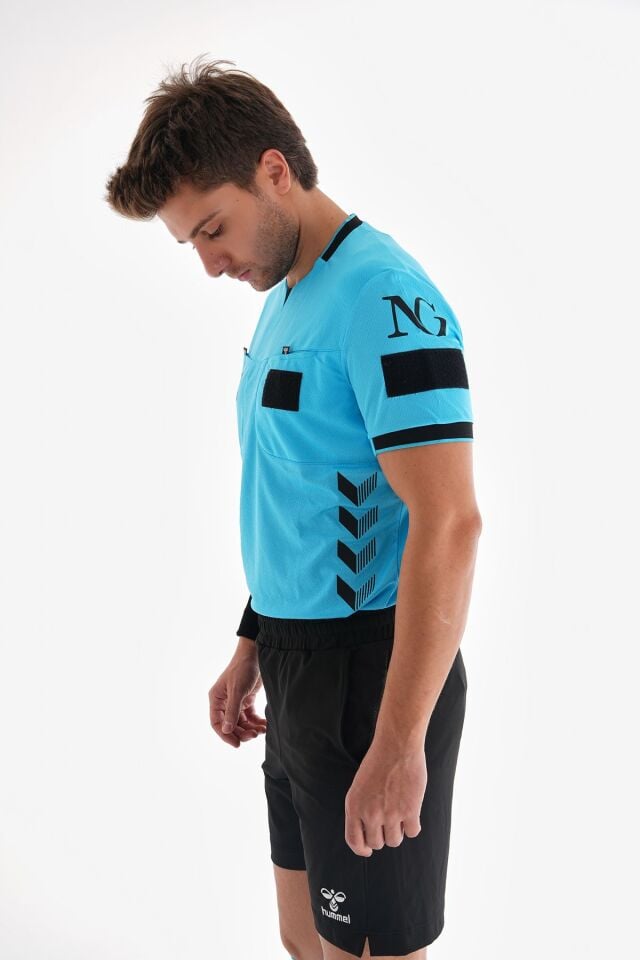 HUMMEL TFF HAKEM MAÇ FORMASI MAVİ-KISA KOL