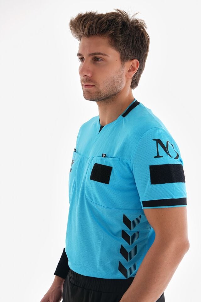 HUMMEL TFF HAKEM MAÇ FORMASI MAVİ-KISA KOL