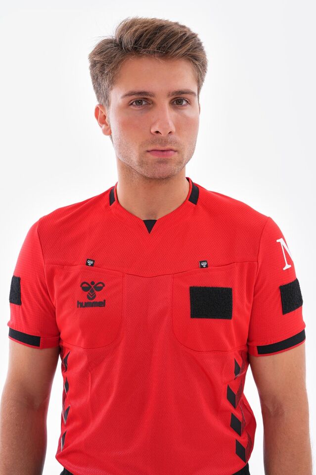 HUMMEL TFF HAKEM MAÇ FORMASI KIRMIZI-KISA KOL
