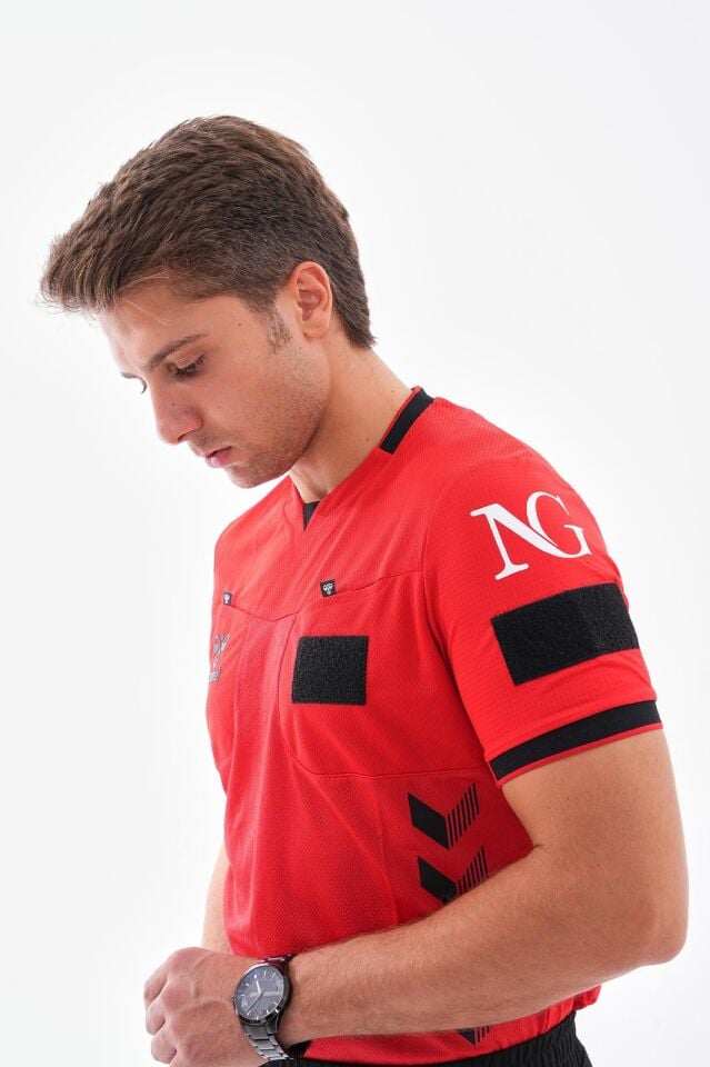 HUMMEL TFF HAKEM MAÇ FORMASI KIRMIZI-KISA KOL