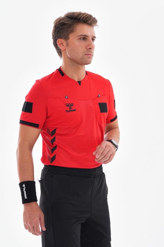 HUMMEL TFF HAKEM MAÇ FORMASI KIRMIZI-KISA KOL