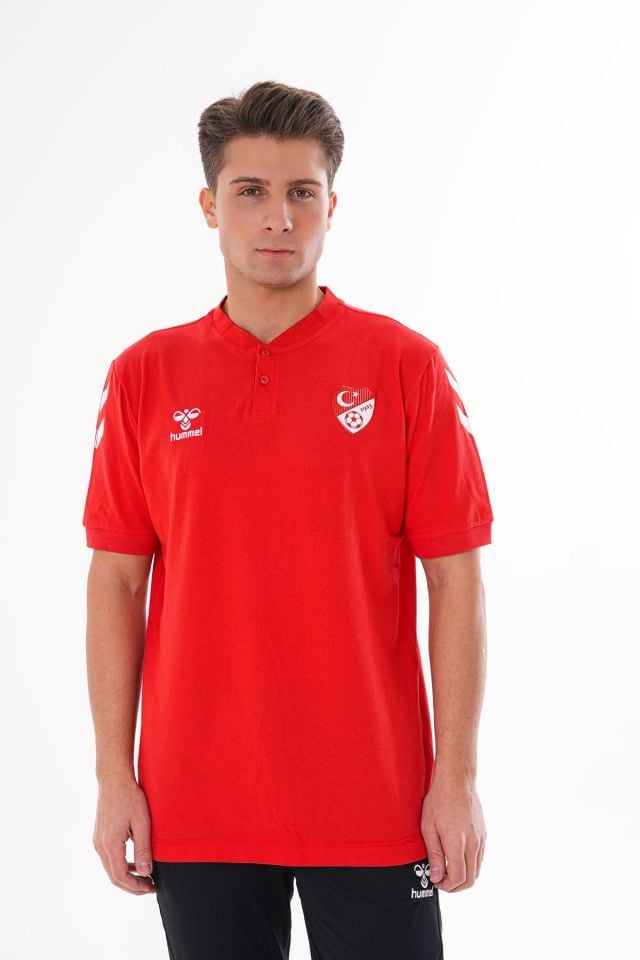HUMMEL TFF HAKEM DERS VE KAMP T-SHIRT KIRMIZI
