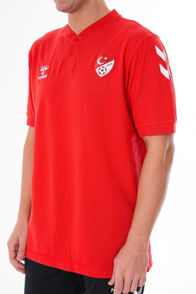 HUMMEL TFF HAKEM DERS VE KAMP T-SHIRT KIRMIZI