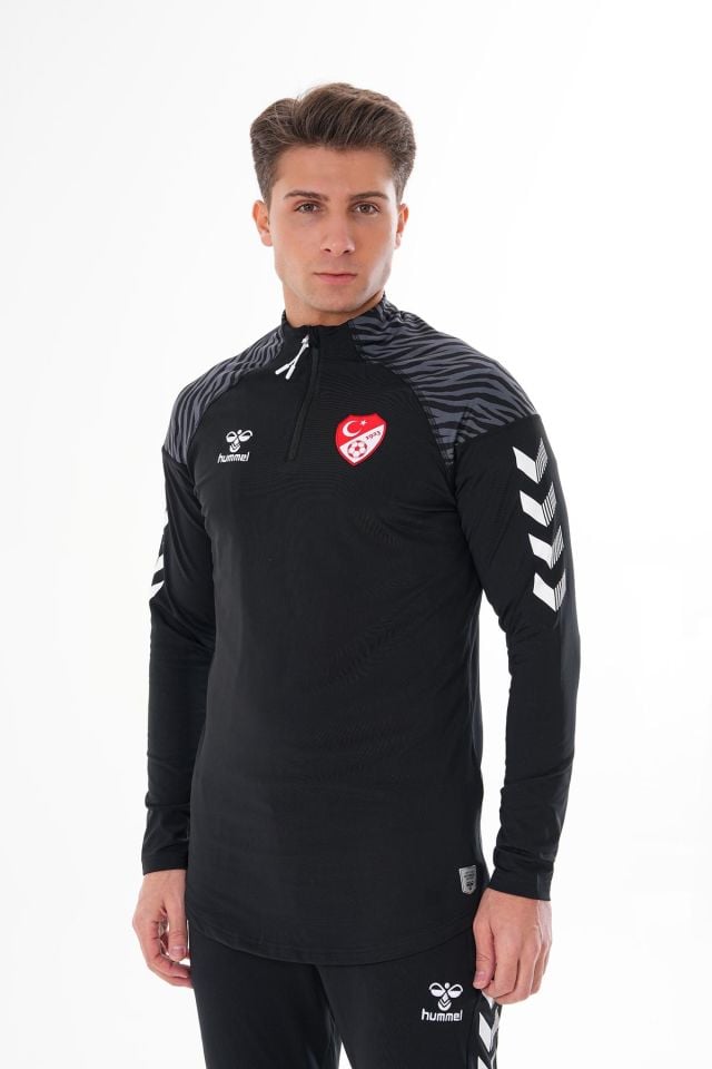 HUMMEL TFF HAKEM ANTRENMAN EŞOFMAN ÜSTÜ SİYAH