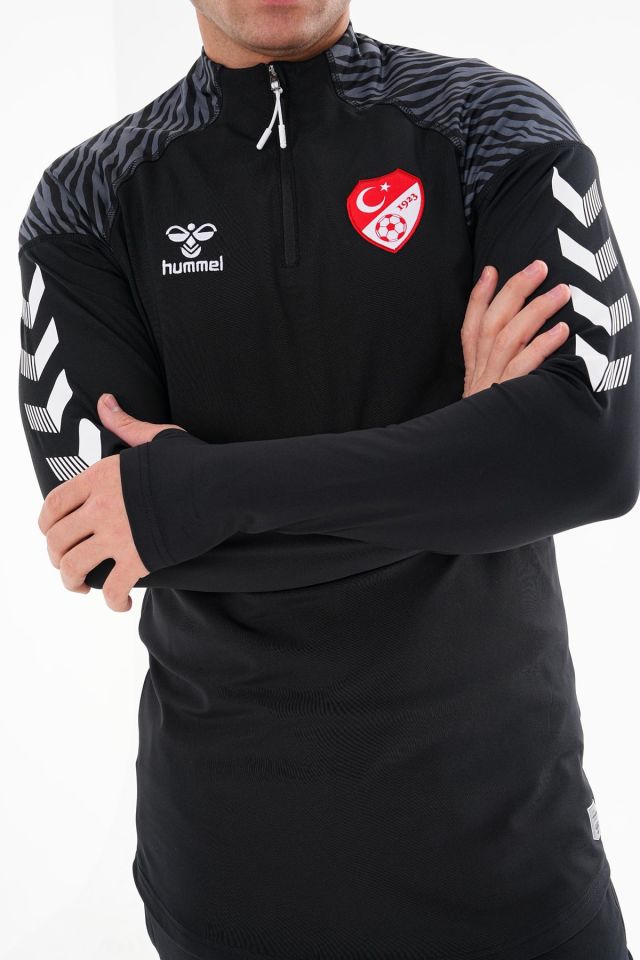 HUMMEL TFF HAKEM ANTRENMAN EŞOFMAN ÜSTÜ SİYAH