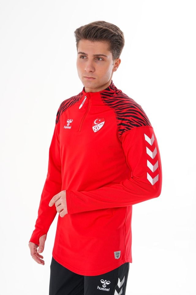 HUMMEL TFF HAKEM ANTRENMAN EŞOFMAN ÜSTÜ KIRMIZI