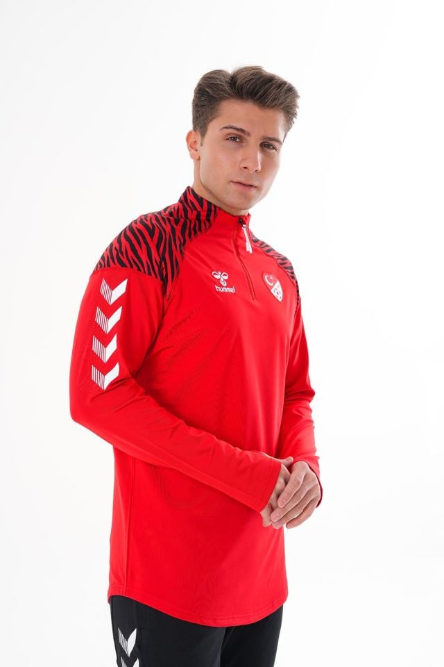 HUMMEL TFF HAKEM ANTRENMAN EŞOFMAN ÜSTÜ KIRMIZI