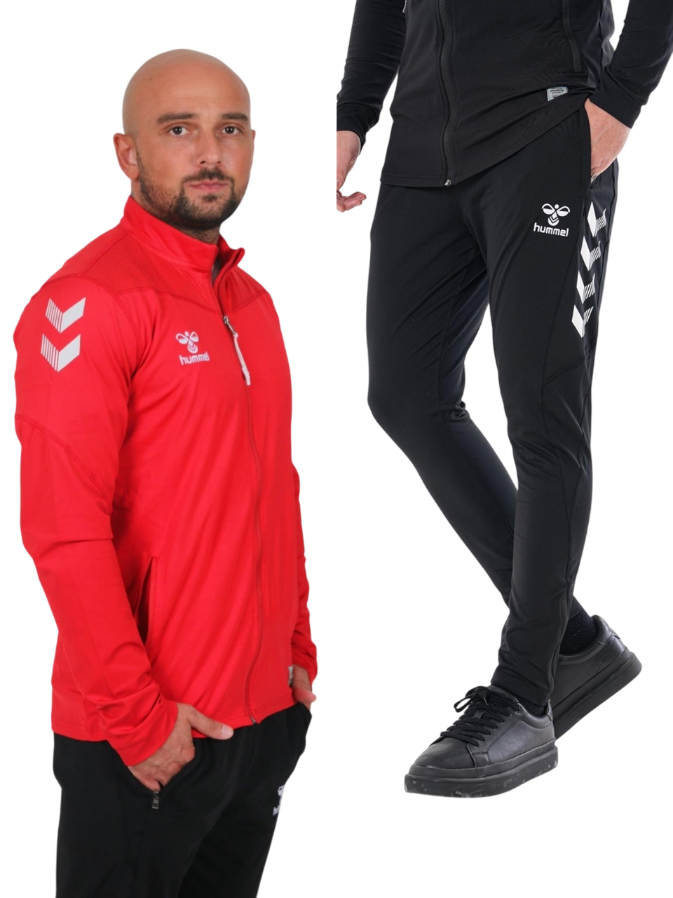 HUMMEL KAMP EŞOFMAN TAKIMI Oregon Kırmızı, Üst ve Alt
