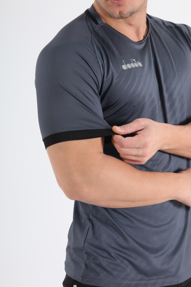 Diadora Elite Antrenman T-Shirt Antrasit