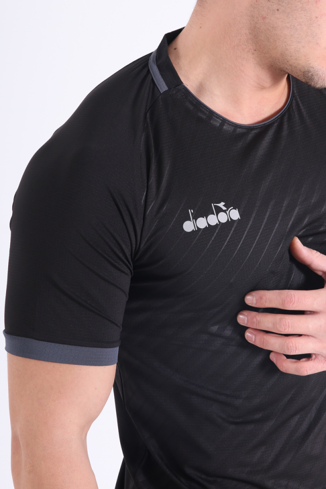Diadora Elite Antrenman T-Shirt Siyah