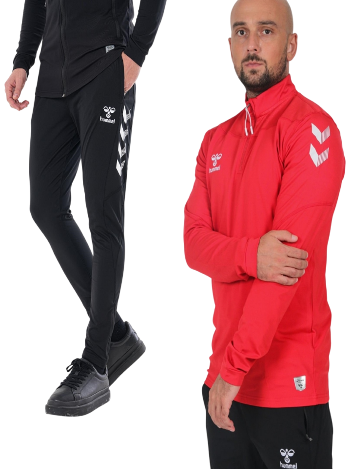 HUMMEL ANTRENMAN EŞOFMAN TAKIMI Oregon Kırmızı, Alt ve Üst