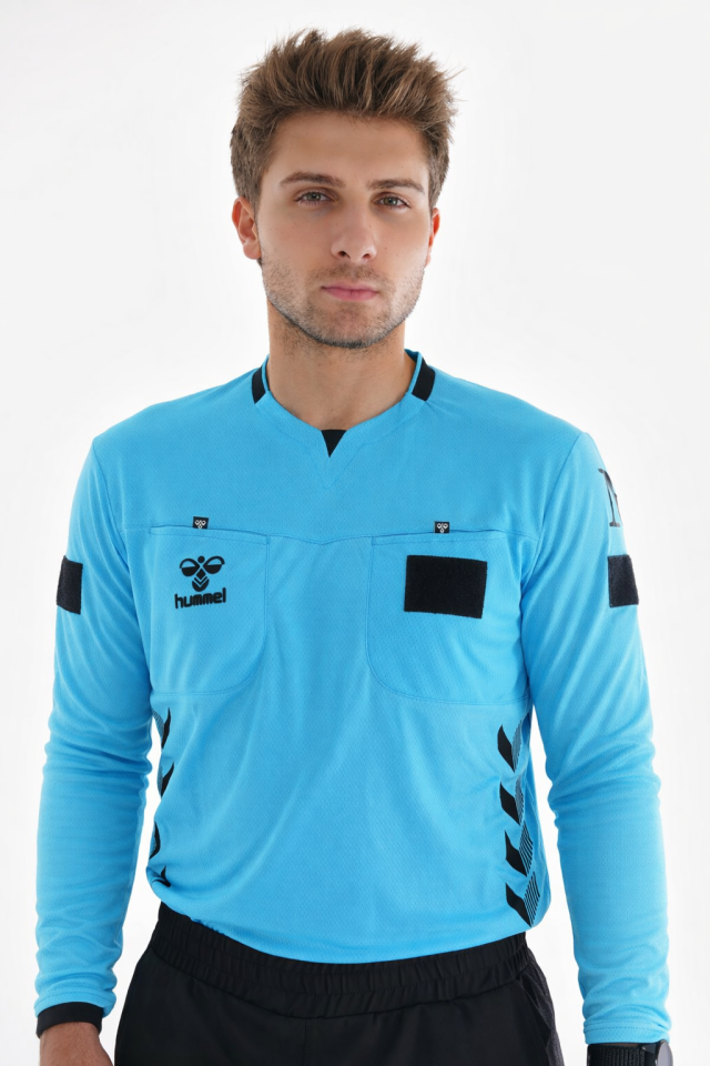 HUMMEL UZUN KOL, TFF HAKEM MAÇ FORMASI-Mavi