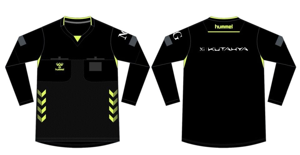 HUMMEL UZUN KOL, TFF HAKEM MAÇ FORMASI-Siyah