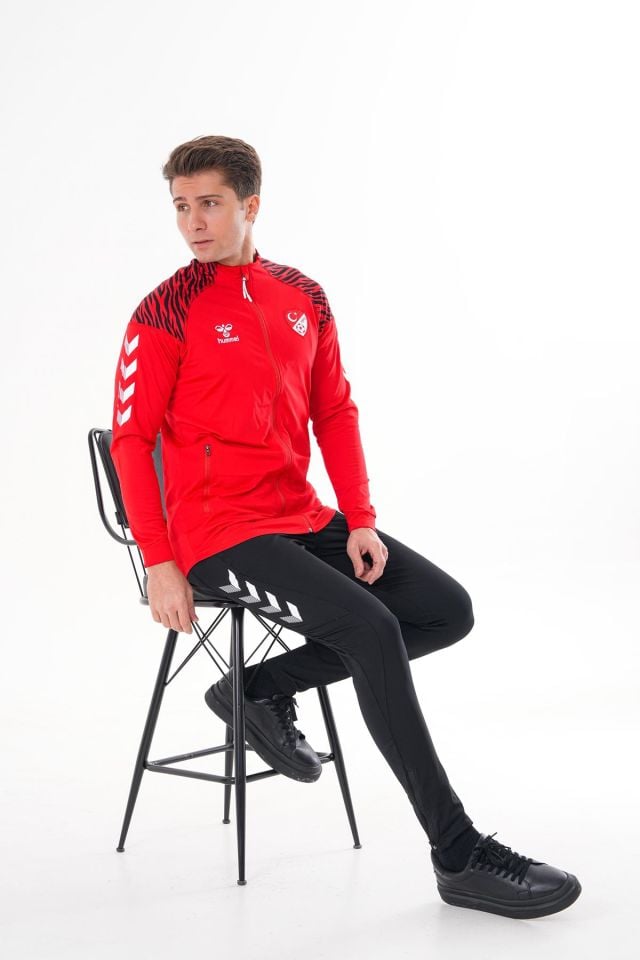 HUMMEL TAKIM, TFF HAKEM DERS VE KAMP EŞOFMAN TAKIMI KIRMIZI, ALT VE ÜST