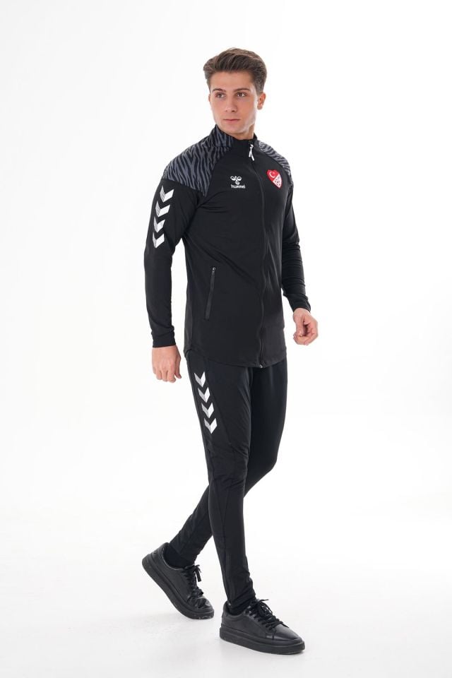 HUMMEL TAKIM, TFF HAKEM DERS VE KAMP EŞOFMAN TAKIMI Siyah, ALT VE ÜST