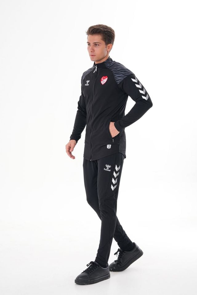 HUMMEL TAKIM, TFF HAKEM DERS VE KAMP EŞOFMAN TAKIMI Siyah, ALT VE ÜST