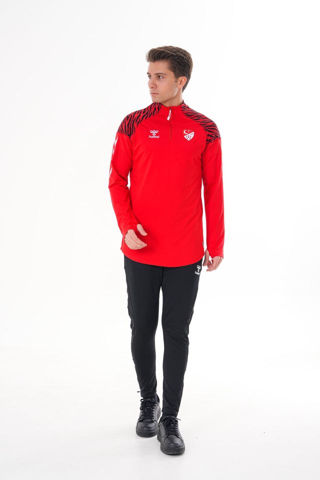 HUMMEL TAKIM, TFF HAKEM ANTRENMAN EŞOFMAN TAKIMI Kırmızı, ALT VE ÜST