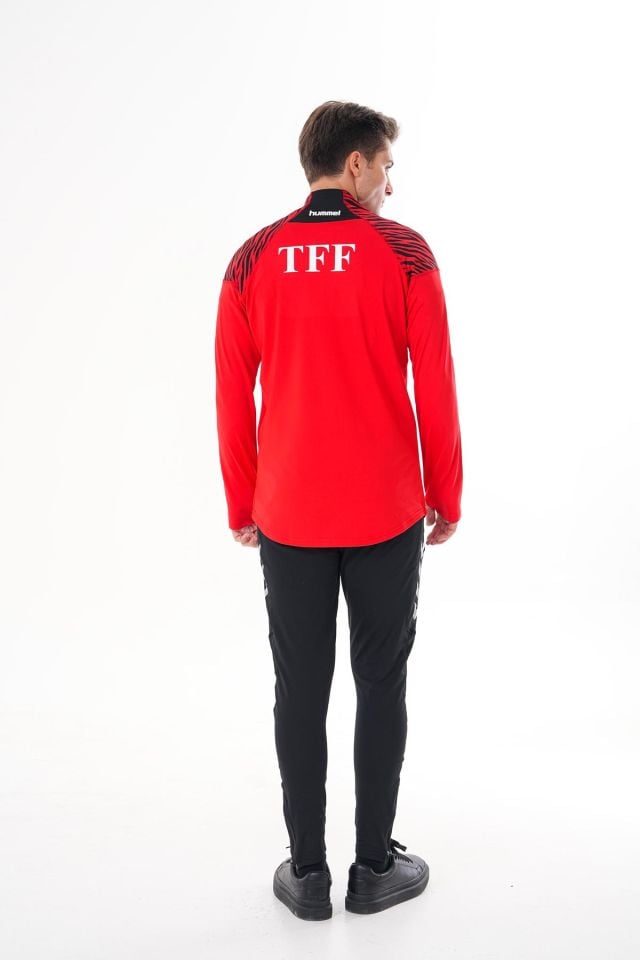HUMMEL TAKIM, TFF HAKEM ANTRENMAN EŞOFMAN TAKIMI Kırmızı, ALT VE ÜST