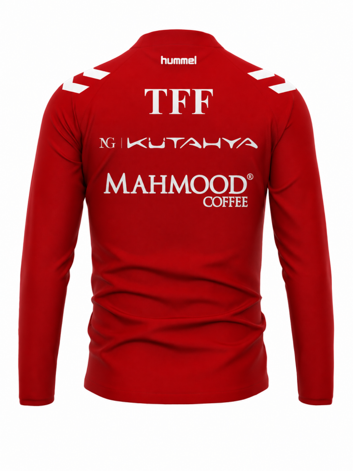 2026-27 HUMMEL TFF HAKEM ANTRENMAN EŞOFMAN ÜSTÜ KIRMIZI
