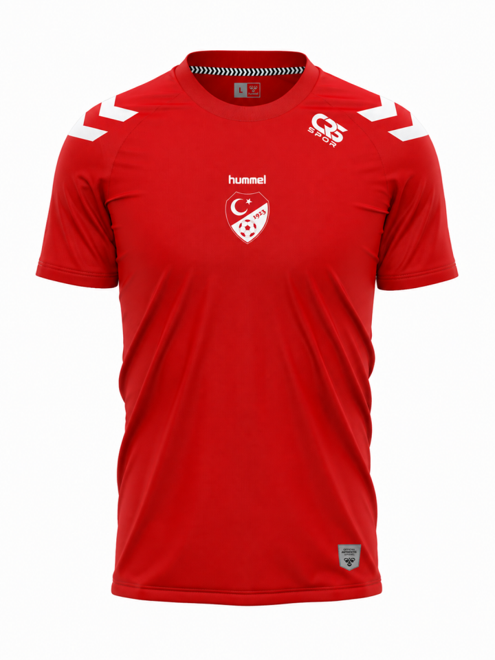 2026-27 HUMMEL TFF HAKEM ANTRENMAN T-SHIRT KIRMIZI