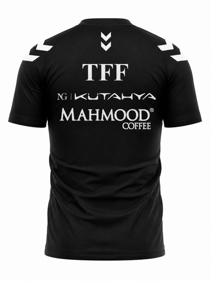 2026-27 HUMMEL TFF HAKEM ANTRENMAN T-SHIRT SİYAH-Çizgili