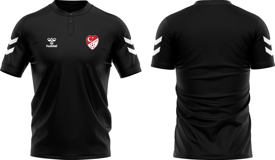 2026-27 HUMMEL TFF HAKEM DERS VE KAMP T-SHIRT SİYAH