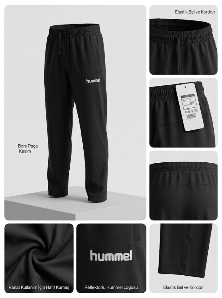 2026-27 HUMMEL TFF HAKEM SEYAHAT PANTOLONU, Boru Paça, Paraşüt Kumaş